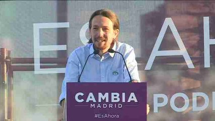 Pablo Iglesias invoca a "una marea morada" y pide una oportunidad a los indecisos
