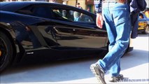 Lamborghini Aventador Revving Loud at Houston Coffee and Cars