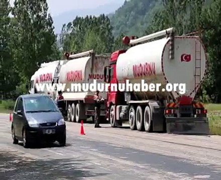 Mudurnu jandarma trafik denetim