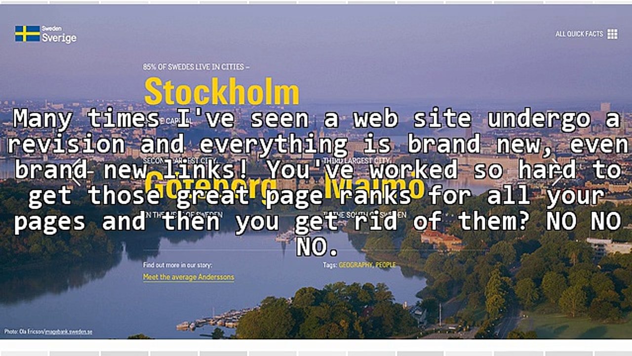 Re-Use The Links You Have When Revising Your Site!