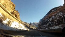 Driving through Colorado Rockies