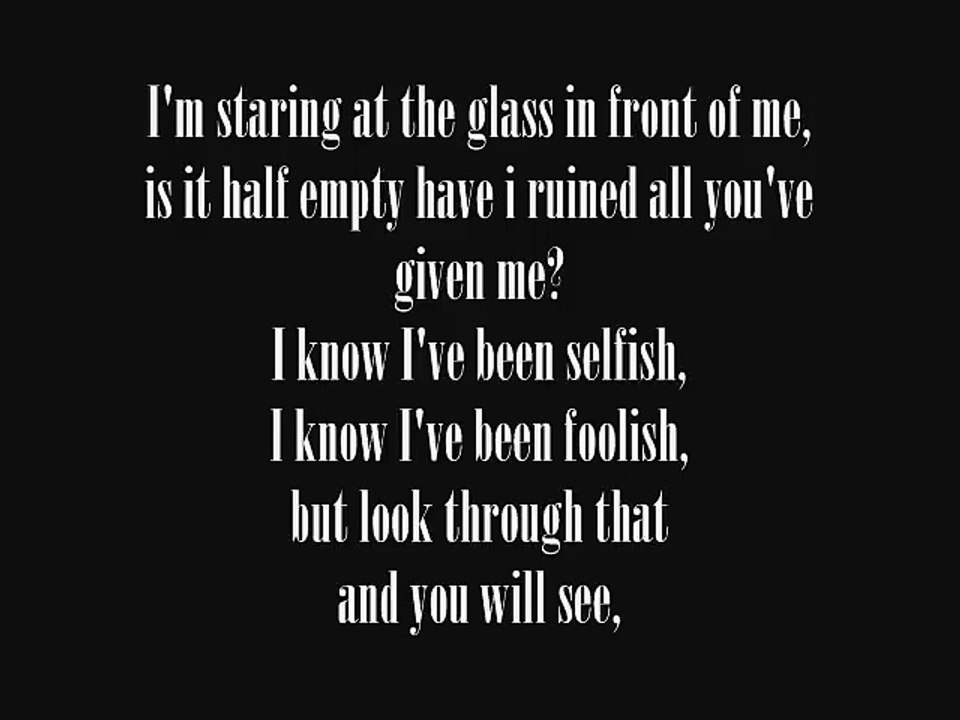 Secondhand Serenade-Stay Close, Don't Go lyrics