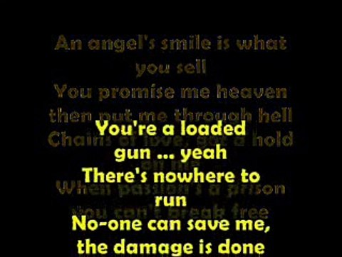 You Give Love A Bad Name Lyrics On Screen by Bon Jovi