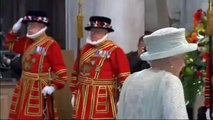 Reverencias a la reina Isabel II de Inglaterra en San Pablo - 5/6/2012