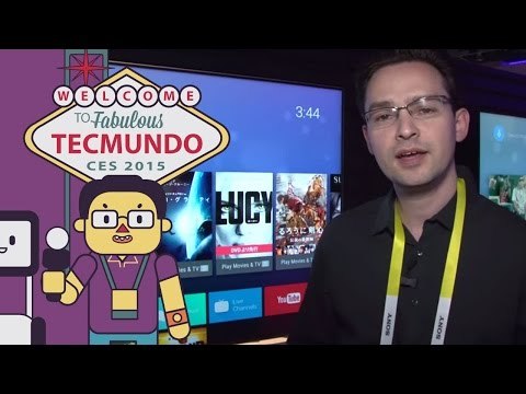 Primeiras impressões: Android TV na Sharp AQUOS [CES 2015] - Tecmundo