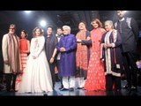 Bachchan's, Sinha's & Kapoor's walk the ramp for Shabana Azmi's Mijwan