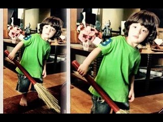 SRK's little one AbRam joins the Swacch Bharat campaign