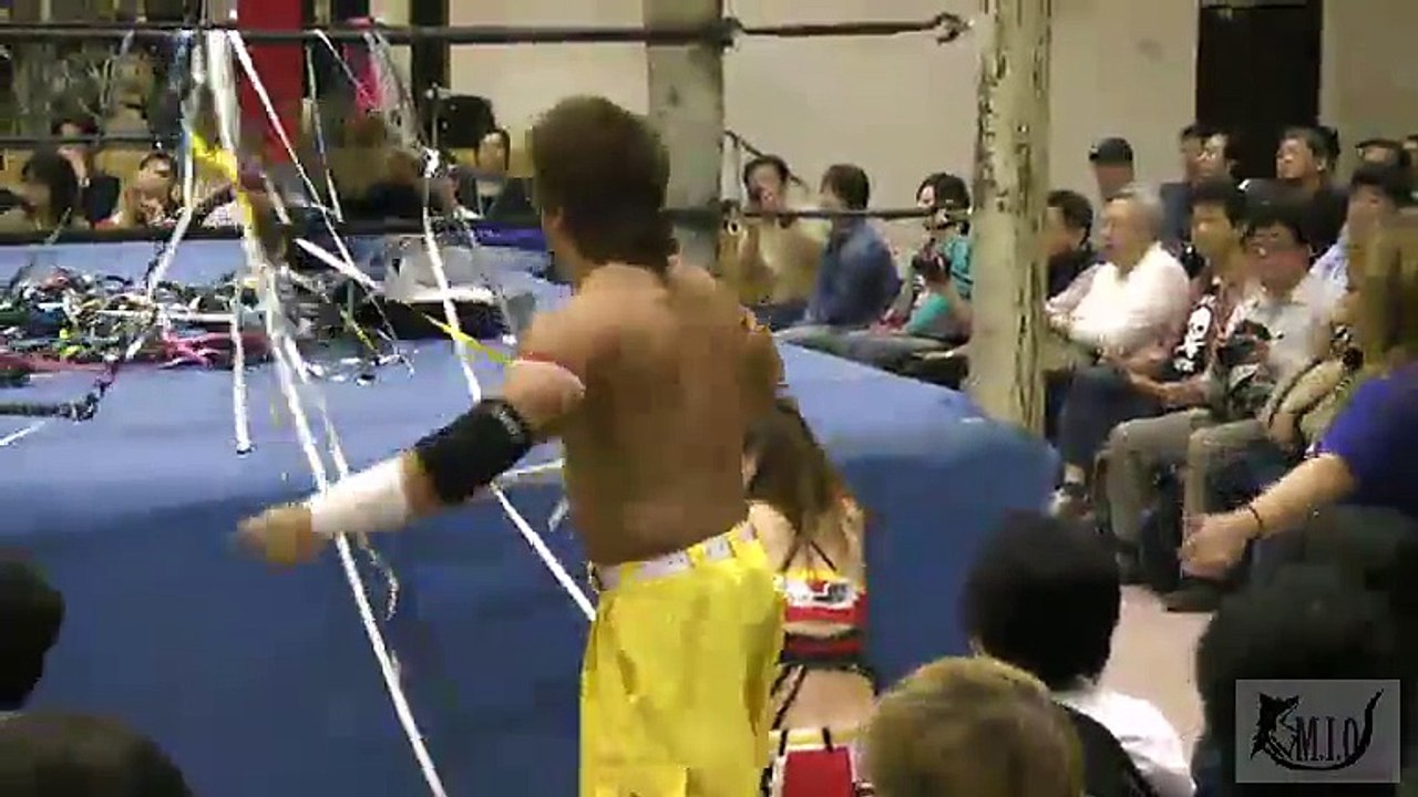 {M.I.O.}  HAYATA, Misaki Ohata & Tsukasa Fujimoto Vs.  Yumi Ohka, Isami Kodaka & Yuko Miyamoto  (5/9/15)