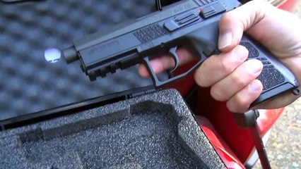 NEW CZ-75 P-07 DUTY Unboxing and Shooting (HD)