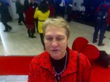 Laura Liswood answers a question on womens rights at Davos 2010