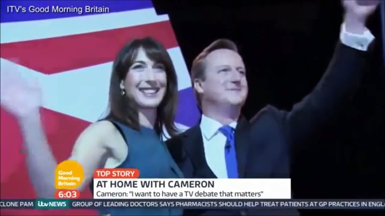 Susanna Reid Flirts With David Cameron on Good Morning Britain | HD