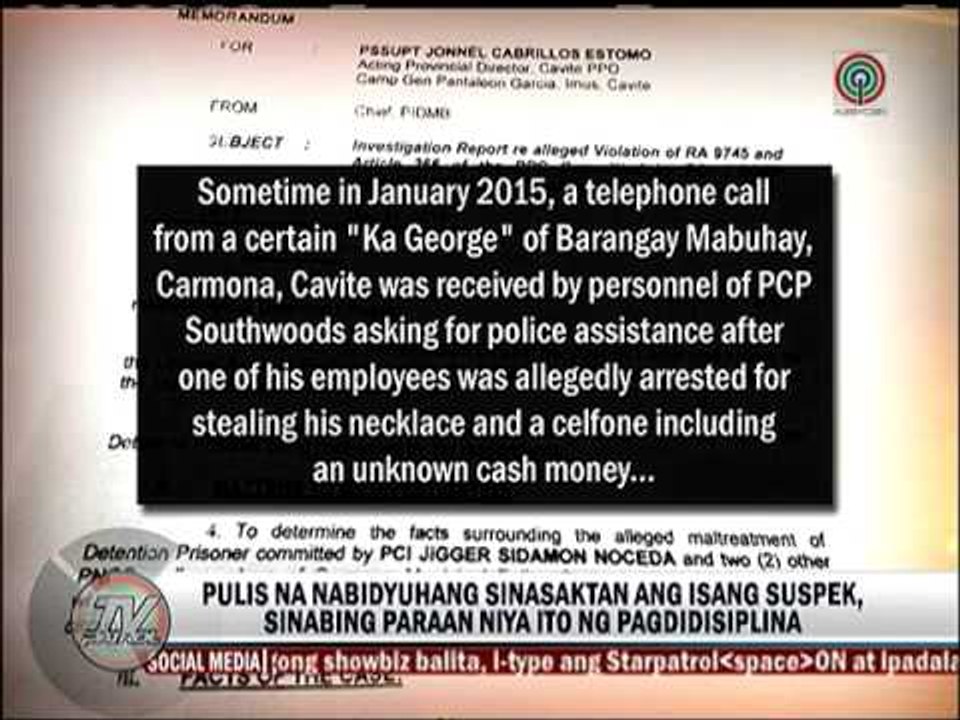 Hepeng nanakit ng suspek, iginiit na disiplina ang ginawa niya