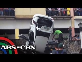 The story behind the car that fell off a Greenhills building