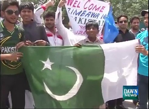 پاکستان میں انٹرنیشنل کرکٹ کی بحالی ........ خوشی میں جسٹن گرلز کا گانا گانا کا گرلز جسٹن میں بحالی