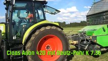 Claas Arion 420 mit Deutz-Fahr K 7.36