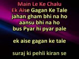 Aa Chal Ke Tujhe _ Video Karaoke Lyrics