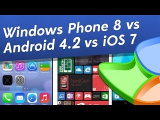 Comparação: Android 4.2 x iOS 7 x Windows Phone 8 - [Tecmundo]