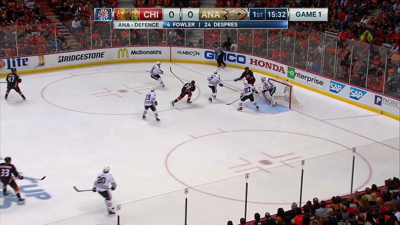 NHL 2014-15 Conference Final G1 - Anaheim Ducks vs Chicago Blackhawks - 2015-05-17 Highlights