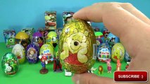 22 Choko Surprise Kinder Eggs Disney Winney Pooh Pixar Cars Mickey Mouse Smurfs Angry Birds
