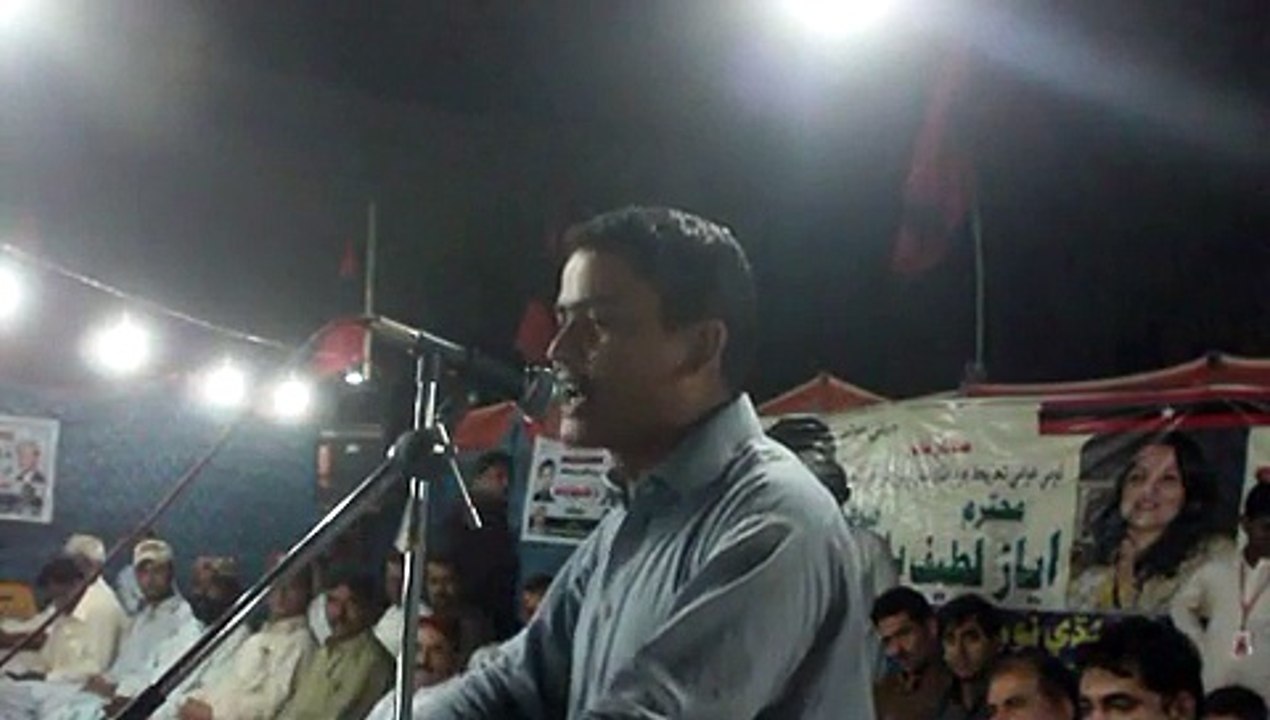 Ayaz Latif palijo's speech in Sakrand Jalsaa for paying tributes to Shaheed Ghazala and other martyrs of 22nd May 2012 Mohabbat-e-Sindh rally