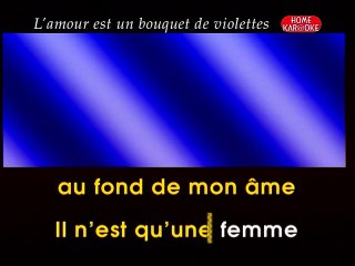 KARAOKE LUIS MARIANO - L'amour est un bouquet de violettes