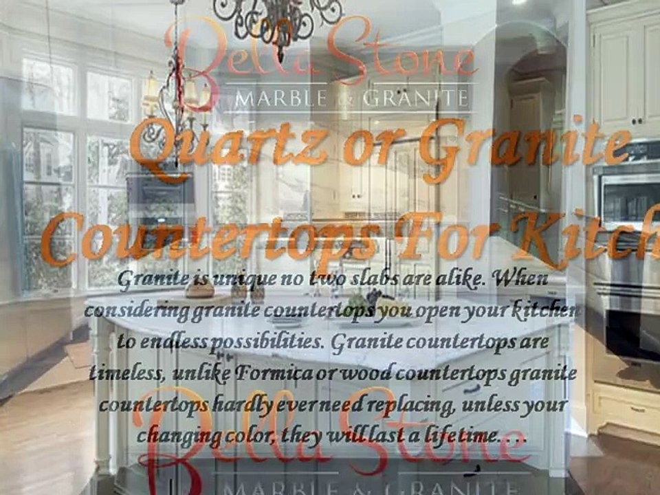 Quartz or Granite Countertops