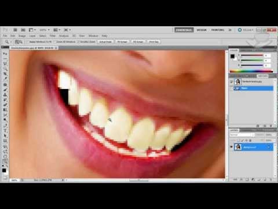 Dicas - Photoshop: como deixar os dentes brancos - Baixaki