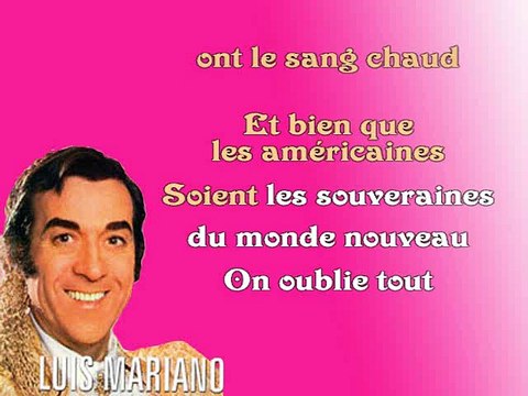 KARAOKE LUIS MARIANO - Mexico