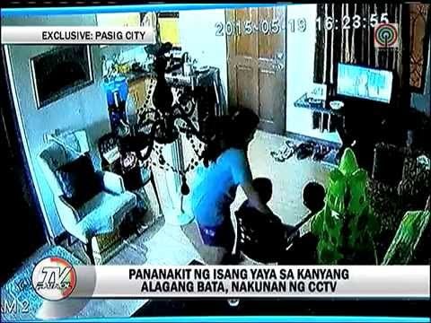 Pananakit ng yaya sa paslit, sapul sa CCTV