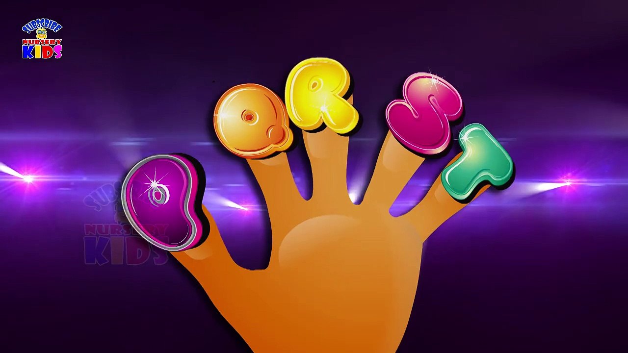 Alphabets Finger Family Song - PQR Finger Family - Nursery Rhymes For KidsChildrens - Rhymes Videos