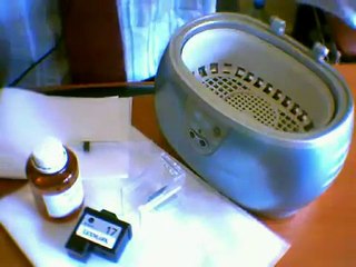 ultrasonic cartridge cleaning