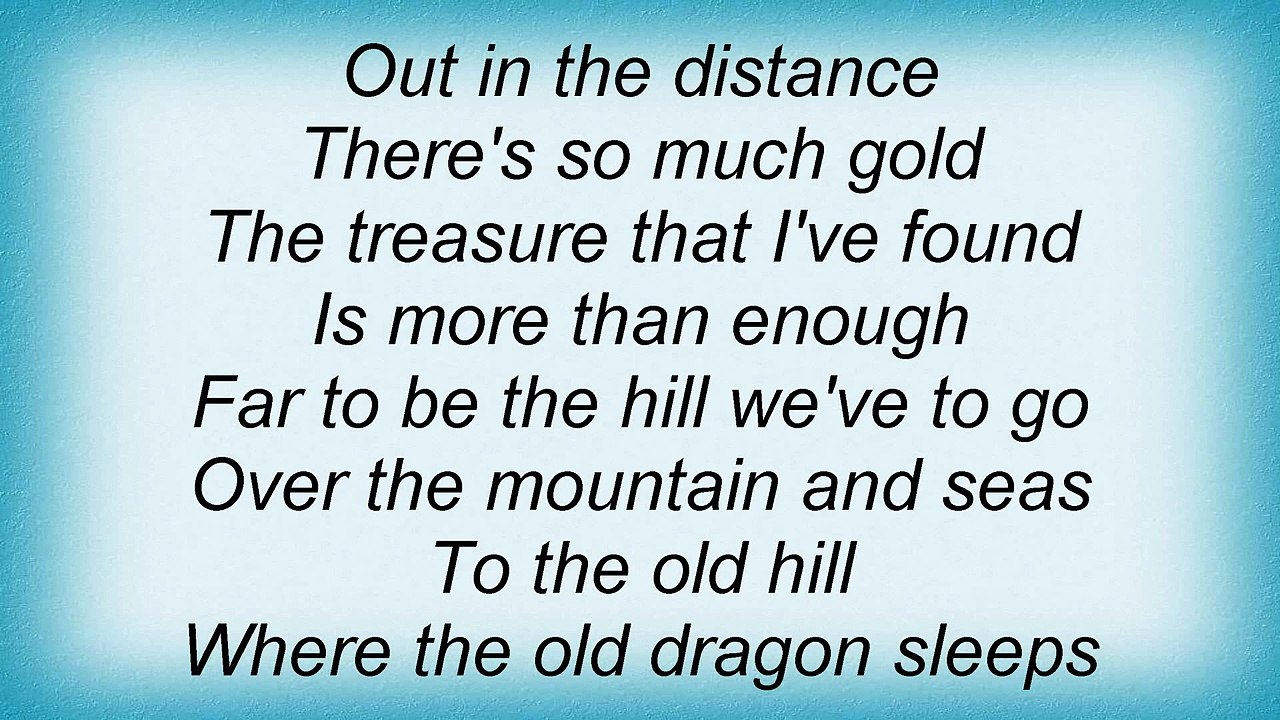 Blind Guardian - The Bard's Song - The Hobbit Lyrics_1