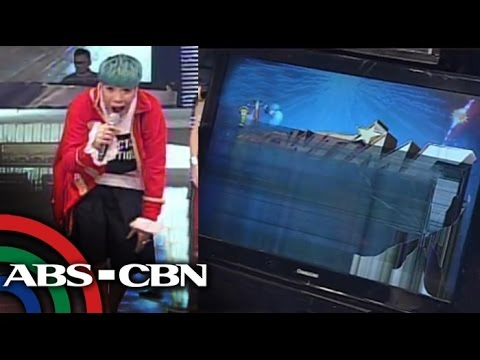 Vice Ganda breaks TV screen on It's Showtime