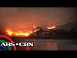 Bushfire forces Albay villagers to flee