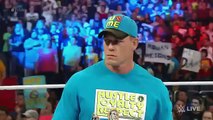 WWE Rusev confronts John Cena before  Fastlane- Raw, February 16, 2015