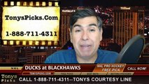 Chicago Blackhawks vs. Anaheim Ducks NHL Game 4 Free Pick Prediction Odds Playoff Preview 5-23-2015