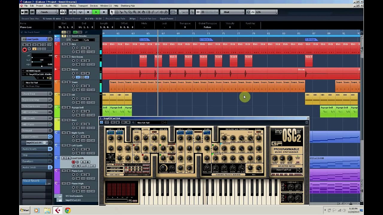 Eurythmics - Sweet Dreams (Are Made Of This) - Instrumental Cover