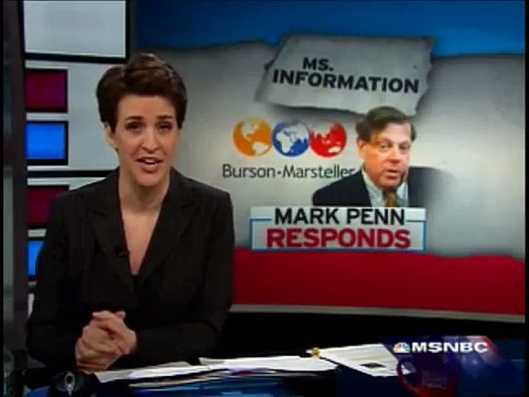 Rachel slams AIG PR Expenses for Burson-Marsteller and gets Slammed Back