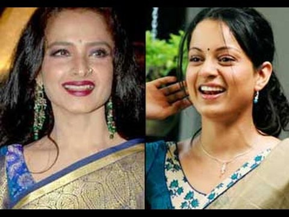 Revealed: Why Rekha visited Kangana Ranaut’s house at 3 am post Filmfare Awards 2015! - BT