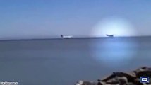 Dunya News- Two planes crash on airport runway.