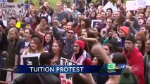 Students protest proposed UC tuition hike