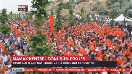 Başbakan Ahmet Davutoğlu Mamak'ta (23.05.2015) Konuştu