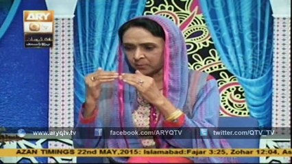 SANA-E-SARKAR 22nd May 2015