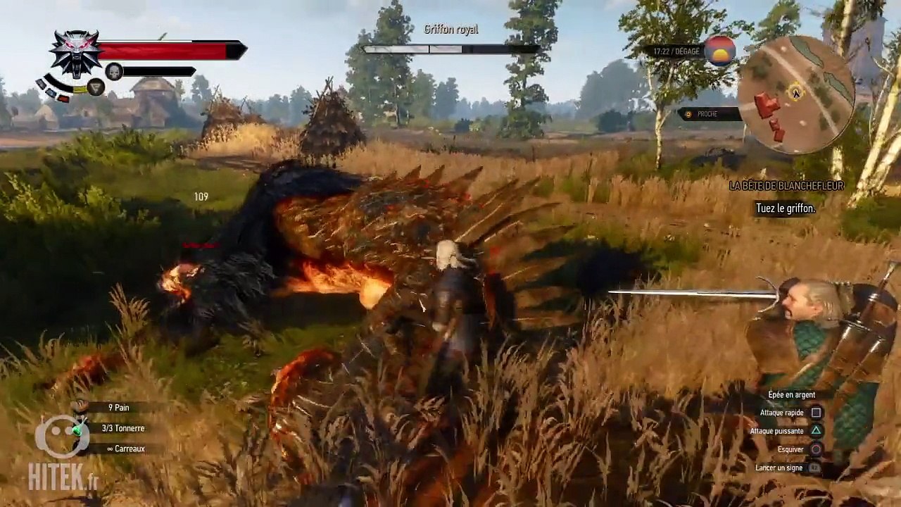 The Witcher 3 - Gameplay griffon