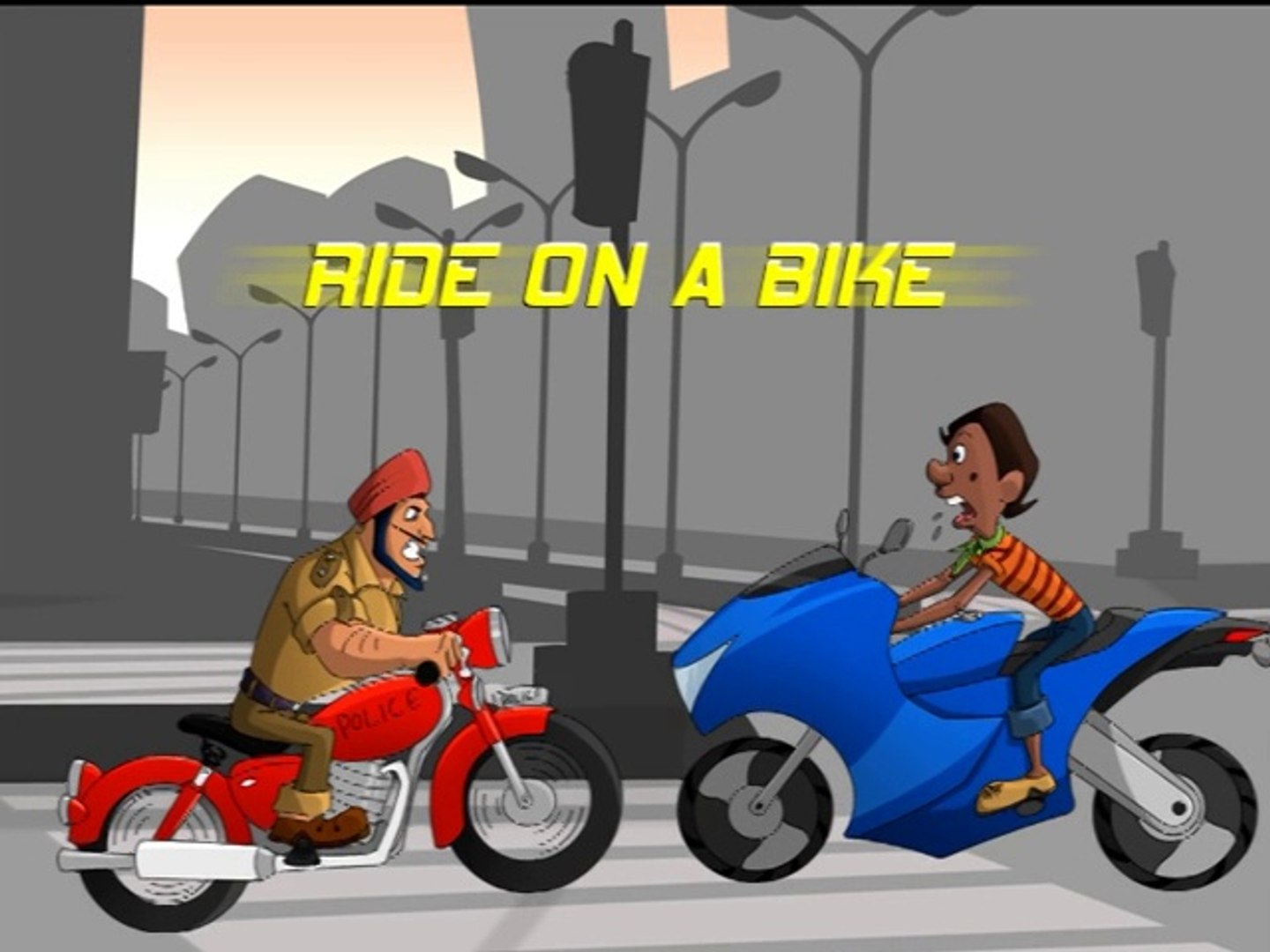 Top 107+ Cartoon bike chor