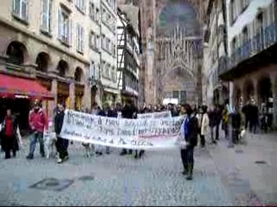 Départ de la marche