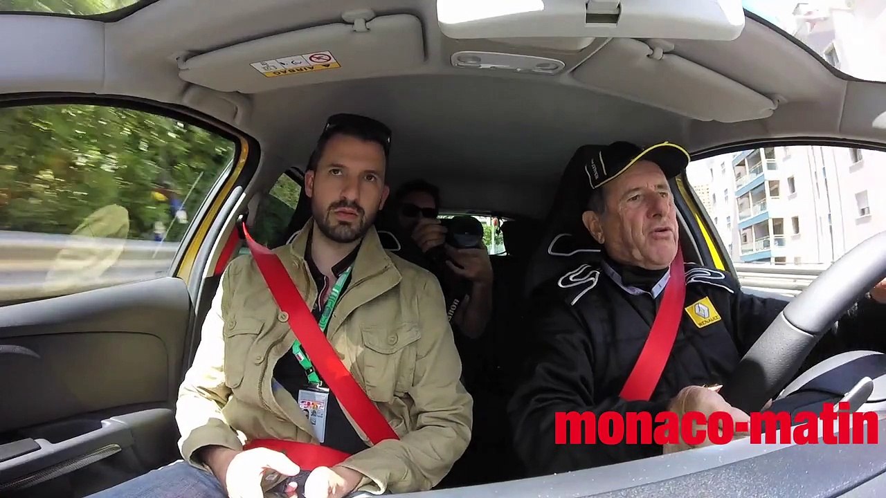 Tour de piste sur le circuit de Monaco