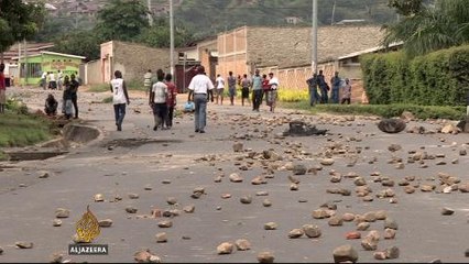 Burundi street children caught up in clashes