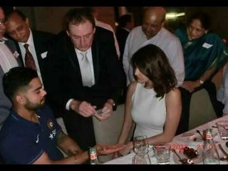Virat Entertains Anushka With A Card Trick In Sydney - BT