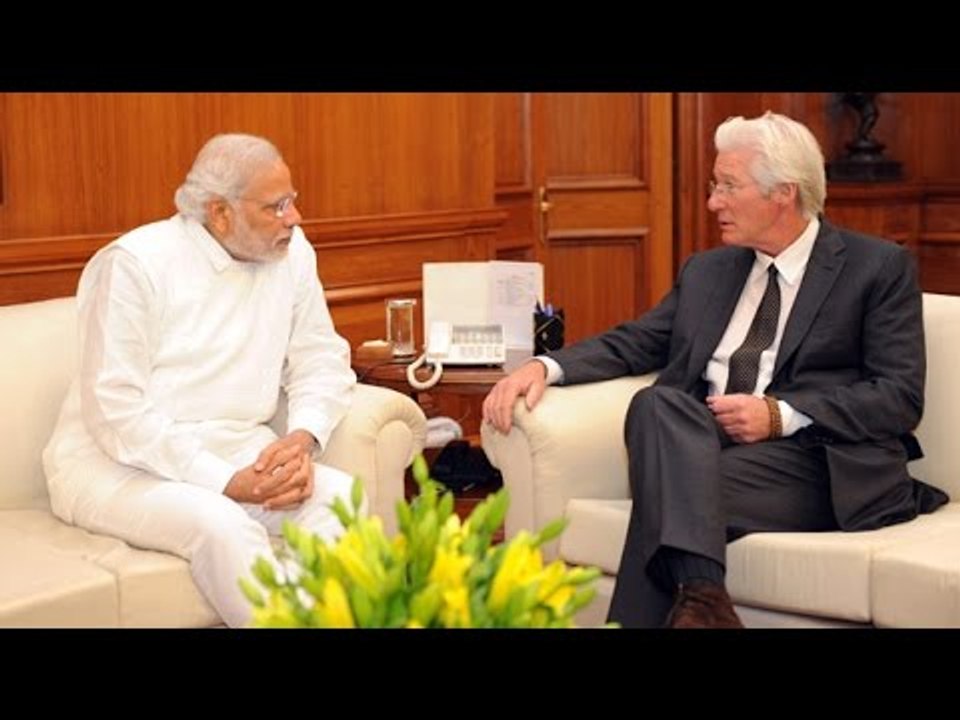 Actor Richard Gere Meets Prime Minister Narendra Modi - BT